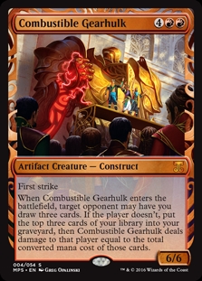 Combustible Gearhulk Kaladesh Inventions